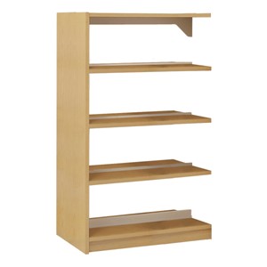 Double-Sided Wood Shelving – Adder Unit