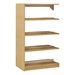Double-Sided Wood Shelving – Adder Unit
