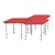 A&D Sapphire Adjustable-Height Student Desks
