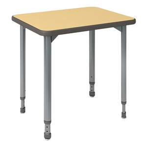 A&D Rectangle Adjustable-Height Student Desk