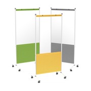 Clear Acrylic Mobile Partition MAKER Idea Board