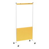White Markerboard Mobile Partition MAKER Idea Board