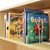 PBS Wood Shelf w/ Four Adjustable Wire Book Supports
