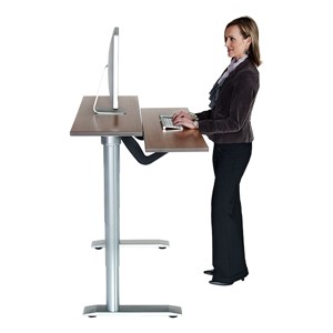 Vox Adjustable Dual Surface Workstation - Standing Position