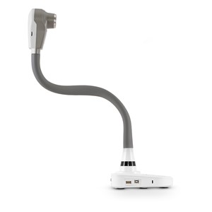 Qview QPC 80 Portable Document Camera - Side ports detail