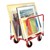 Panel Mover w/ 8" Quiet Poly Casters - Two Fixed, Two Swivel