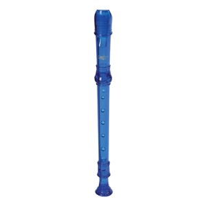 Canto Colorful One-Piece Soprano Recorder - Blue