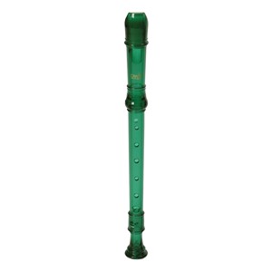 Canto Colorful One-Piece Soprano Recorder - Green