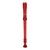 Canto Colorful One-Piece Soprano Recorder - Red
