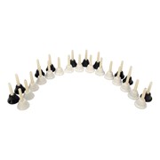 Two-Octave Black & White Handbell Set