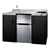 ADA Counter-Height All-In-One Kitchenette