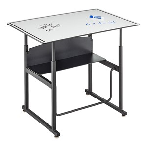 AlphaBetter Stand-Up Desk w/o Book Box - Whiteboard Top