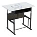 AlphaBetter Stand-Up Desk w/ Book Box - Whiteboard Top (36" W x 24" D)