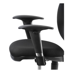 Metro Drafting Tilt Stool - Black - Shown w/ optional arms