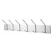 Metal Wall Coat Rack w/ Six Hooks