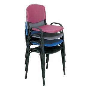 Lightweight Stack Chair - Multiple units shown stacked