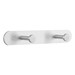 Nail-Head Wall Coat Rack w/ Two Hooks