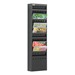 Steel Magazine Rack<br>Shown in black w/ 11 vertical openings