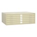 Five-Drawer Steel Flat File Cabinet - Tropic Sand
