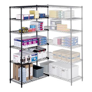 Industrial Wire Shelving<br>Shown w/ extra shelves & adder unit