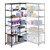 Industrial Wire Shelving<br>Shown w/ extra shelves & adder unit