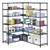 Industrial Wire Shelving<br>Shown w/ extra shelves & adder unit