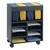 Go Cart Wood File Cart - Shown in Black