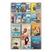 Reveal Magazine & Pamphlet Combination Display - Shown w/ six magazine openings & 12 pamphlet openings