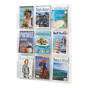 Reveal Magazine Display - Shown w/ nine vertical openings