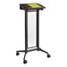 Impromptu Mobile Lectern - Black