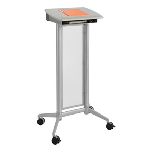 Impromptu Mobile Lectern - Gray