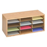 Wood/Corrugated Literature Organizers