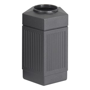 Five-Sided Panel Indoor/Outdoor Trash Can (30 Gallons)