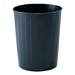 Round Steel Wastebaskets (5.8 Gallons)<br>Shown in black
