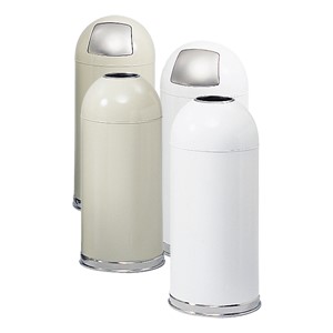 Dome-Top Waste Receptacle