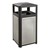 Evos Series Outdoor Steel Trash Can
