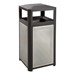 Evos Series Outdoor Steel Trash Can