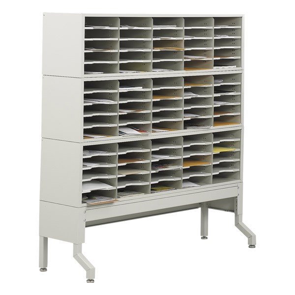 E-Z Sort Mail Filing Station (75 Compartments)