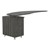 Medina™ Left Curved Desk Return w/ Pencil/Box/File Pedestal
