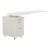 Medina™ Left Curved Desk Return w/ Pencil/Box/File Pedestal