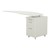Medina™ Right Curved Desk Return w/ Pencil/Box/File Pedestal