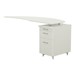 Medina™ Right Curved Desk Return w/ Pencil/Box/File Pedestal