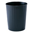Pack of Six Round Steel Wastebaskets (5.8 Gallons)