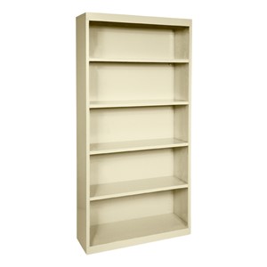Steel Bookcase - Putty