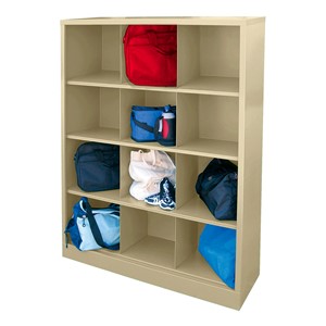 12-Section Cubby Storage Organizer