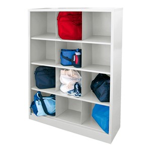 12-Section Cubby Storage Organizer