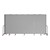 6' 8" H Freestanding Portable Partition - Seven Panels (13' 1" L)