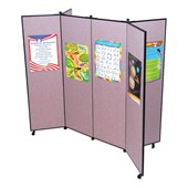 Six-Panel Mobile Display Tower