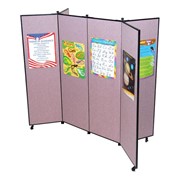 Six-Panel Mobile Display Tower