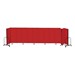 4' H Freestanding Portable Partition - 13 Panels (24' 1" L)